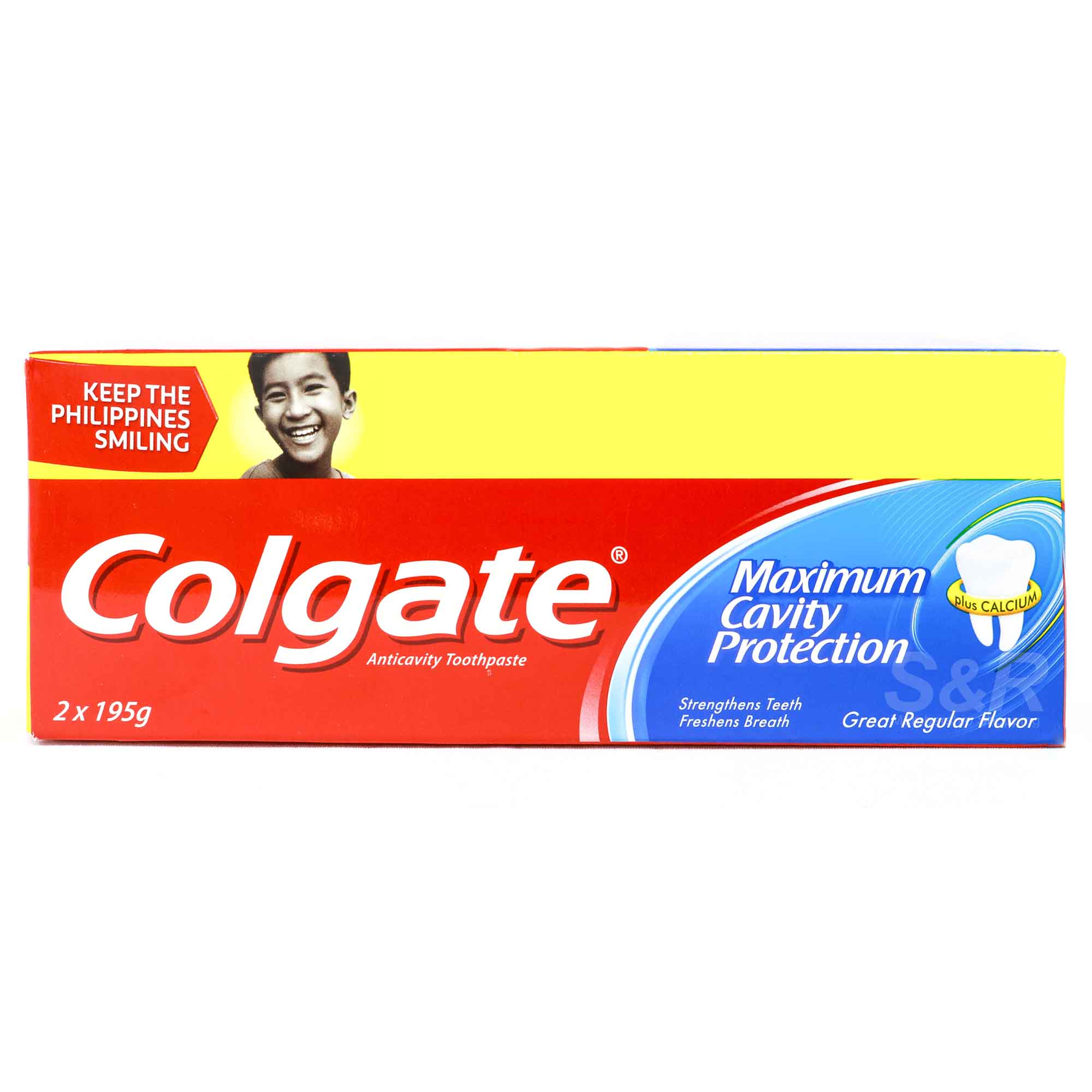 Colgate Cavity Protection Fluoride Toothpaste Twin Pack 2pcs